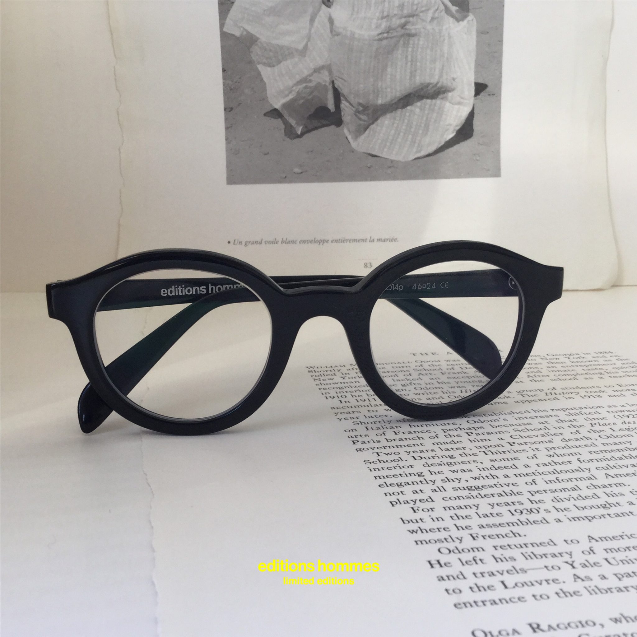 editions hommes horn spectacles 'Eclisse'